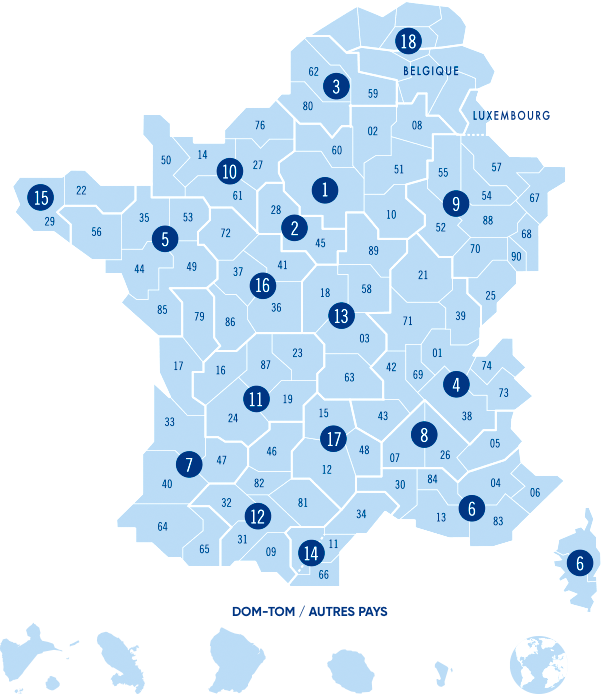 carte de france